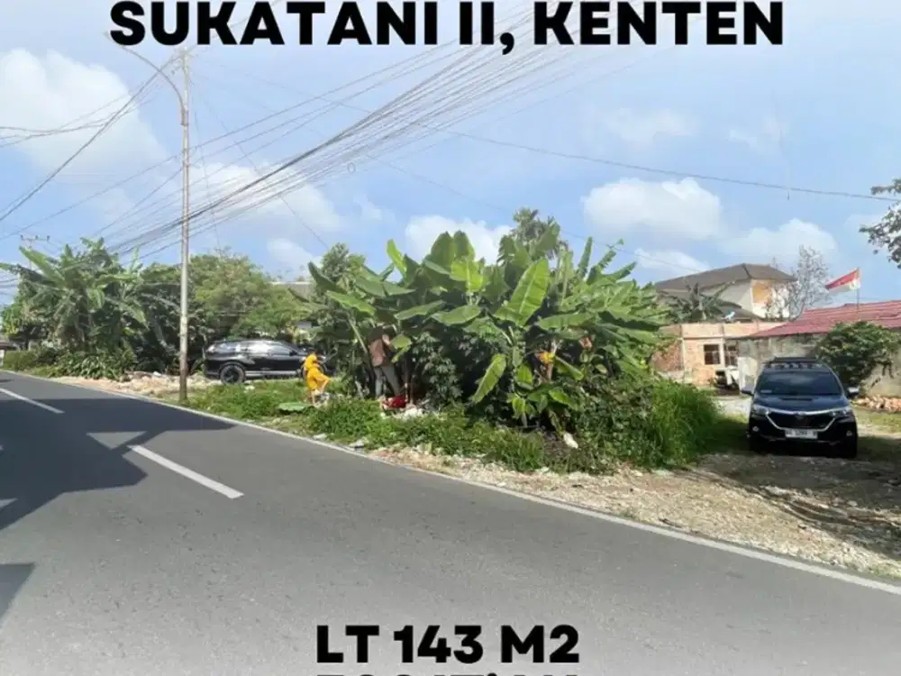 dijual tanah pinggir jalan sukatani 2