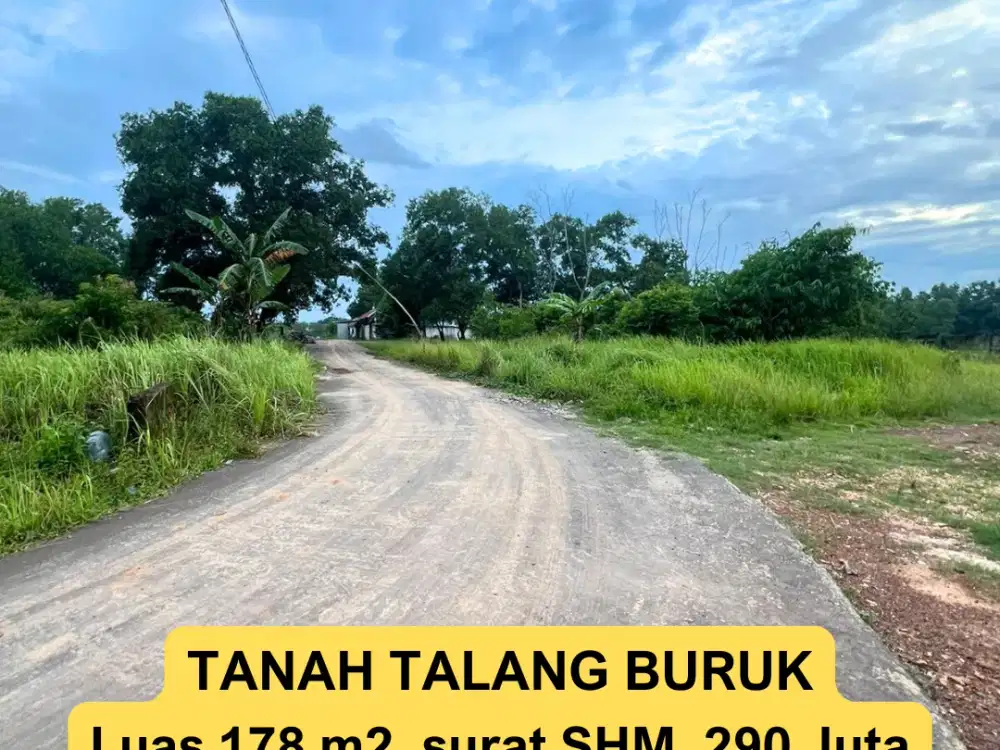 dijual tanah talang buruk km 7
