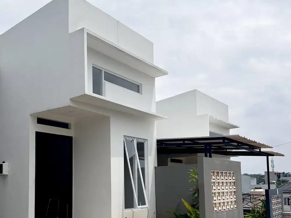 Rumah KPR 1 lantai 2 kamar tidur di Tangsel akses masuk mobil.