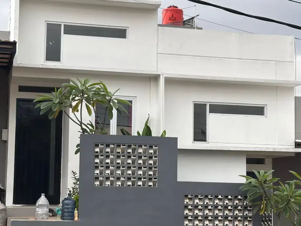 1 lantai 2 kamar tidur type 45/72 Tangsel. Langsung huni.