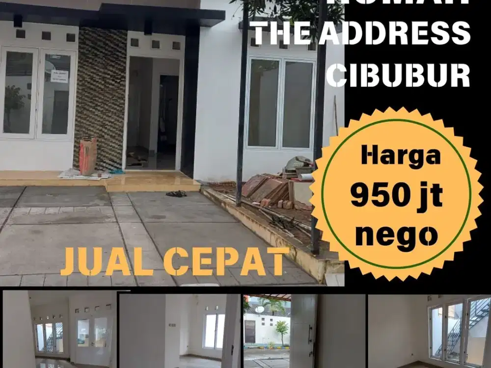 Jual Rumah Murah Rapi Siap Huni di The Address Cibubur