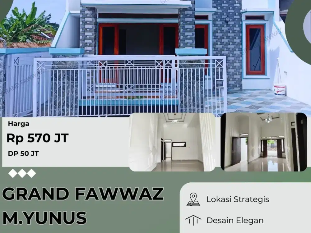 RUMAH MEWAH STARTEGIS TYPE 70 3KT DEKAT POLSEK TJ SENANG