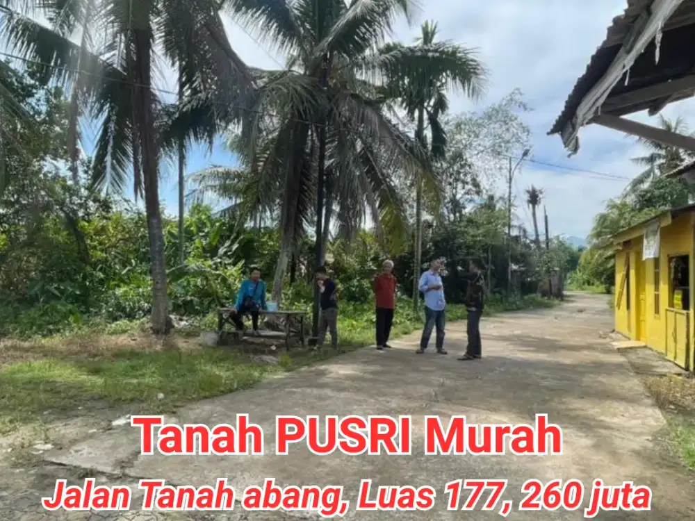 tanah murah 200 meter ke  Pusri