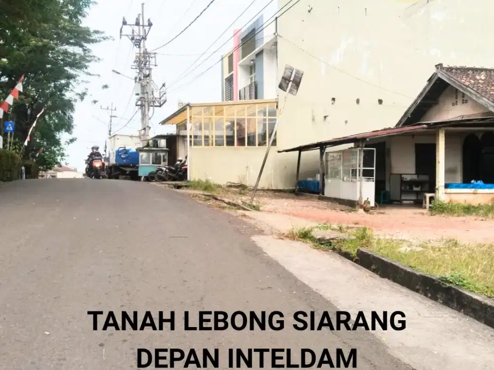 tanah pinggir jalan mayor zurbi bustan depan inteldam