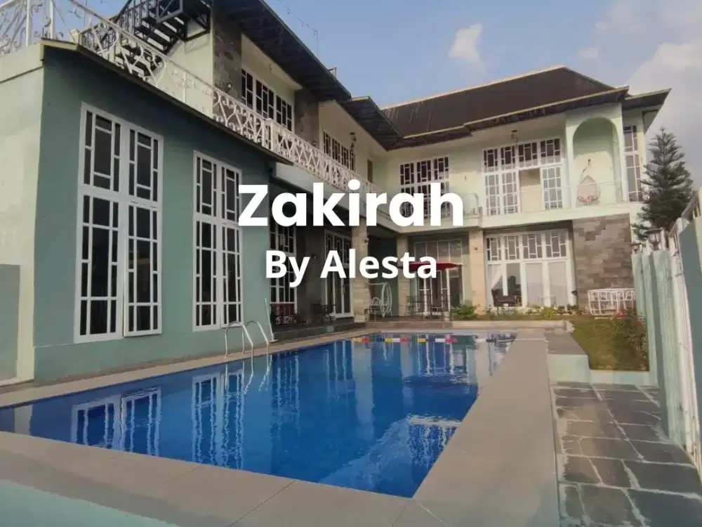 Jual murah villa mewah megamendung puncak bogor shm imb