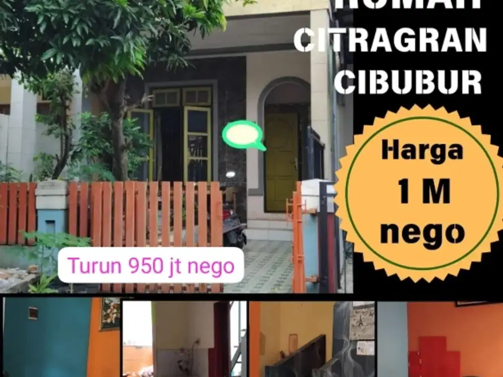 Dijual Rumah Murah di Citragran Cibubur
