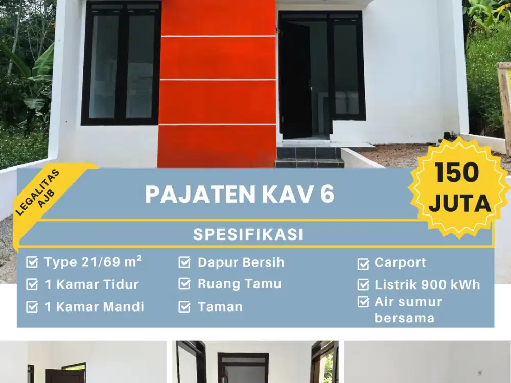 Rumah minimalis paling murah secileunyi
