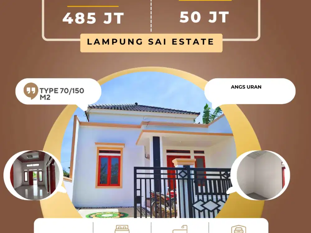 RUMAH MODERN TYPE 70 DI RAJABASA DEKAT DENGAN KAMPUS UNILA