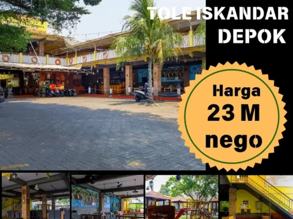 Ruang usaha siap pakai lokasi strategis di Tole Iskandar Depok