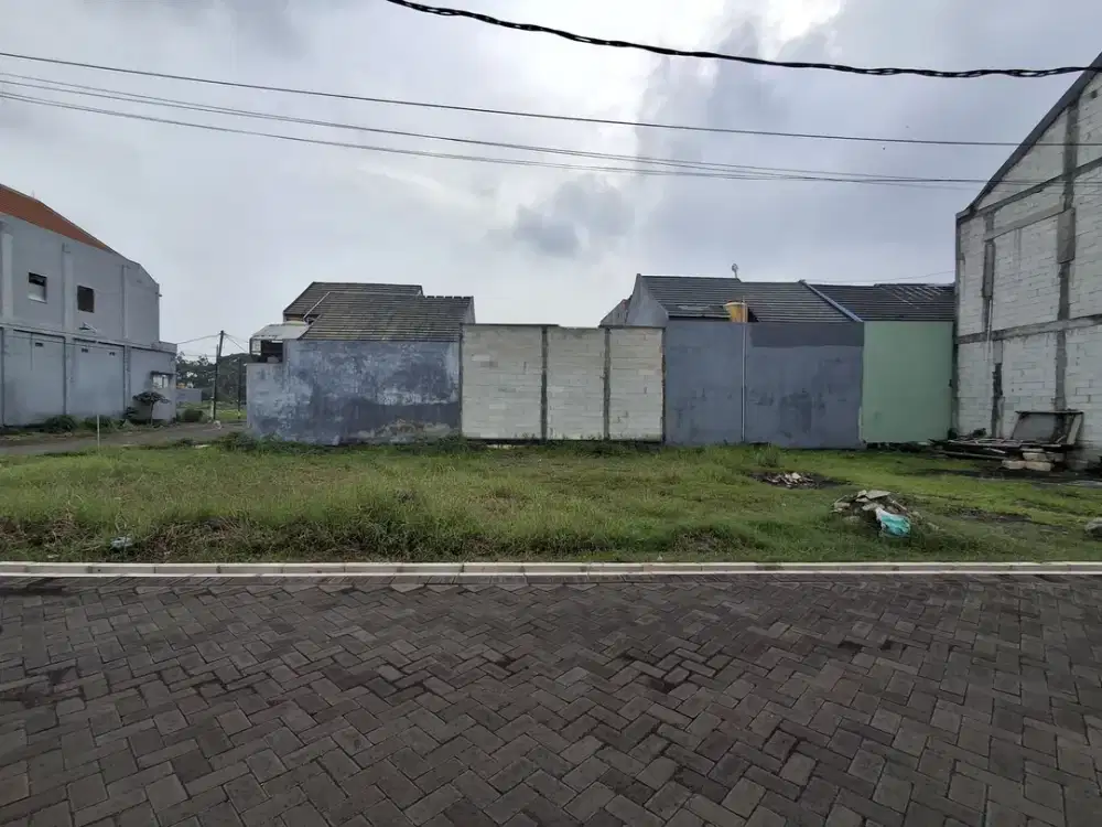 Dijual Tanah Siap Bangun Padat Penduduk Lokasi Strategis Sidoarjo