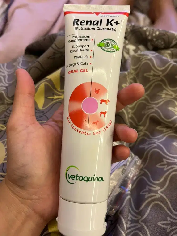 Suplemen kesehatan ginjal kucing/anjing Renal K+
