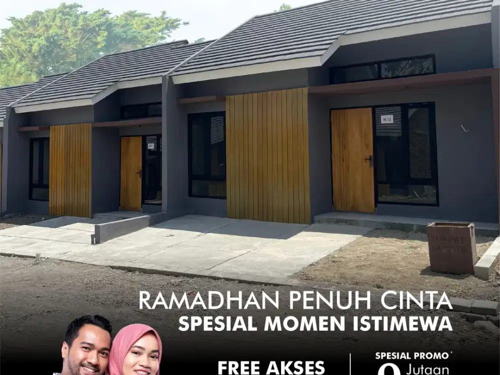 RUMAH PROMO MERIAH 9 JUTAAN FREE INTERNET