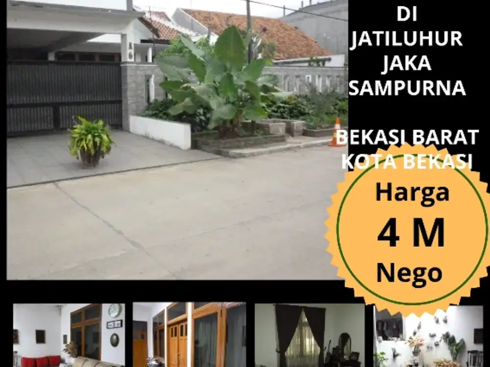 Rumah Apik dan nyaman di perumahan Jaka Sampurna Bekasi Barat