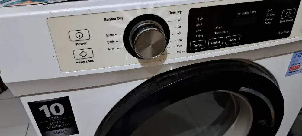 Mesin pengering baju 100% like new (belum dipakai)