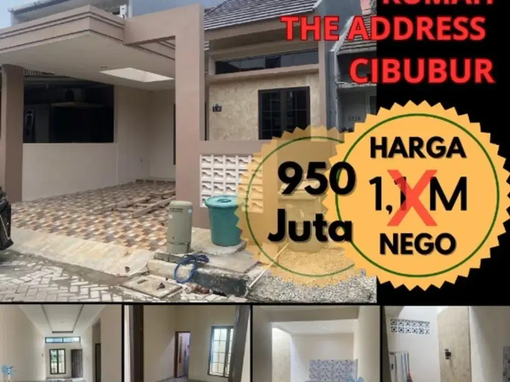 Rumah Siap Huni di The Address Cibubur