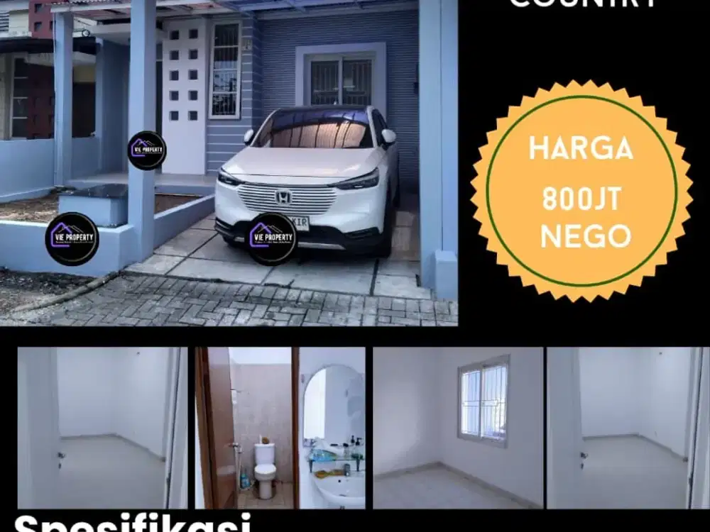 Rumah Rapi Dalam Cluster Siap Huni di Cibubur Country