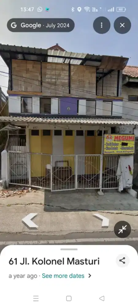 Ruko 2lantai sebrang puri melia kolmas kbb