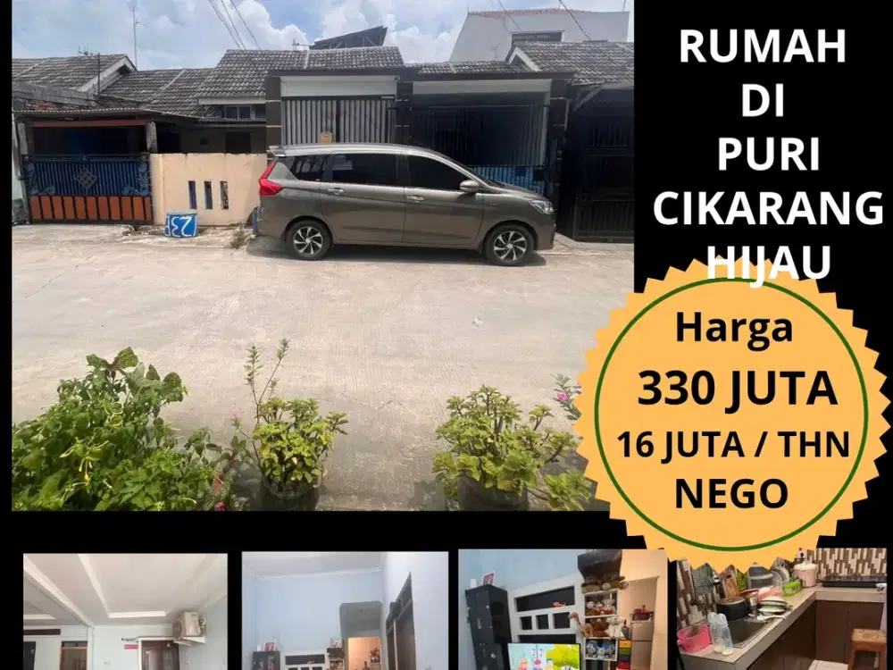 Rumah full renovasi di Puri Cikarang Hijau