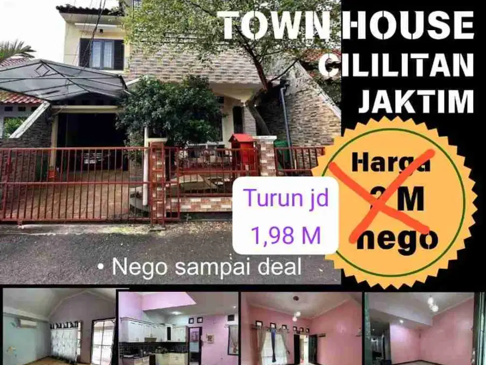 Rumah Rapi Siap Huni di Cililitan JakTim