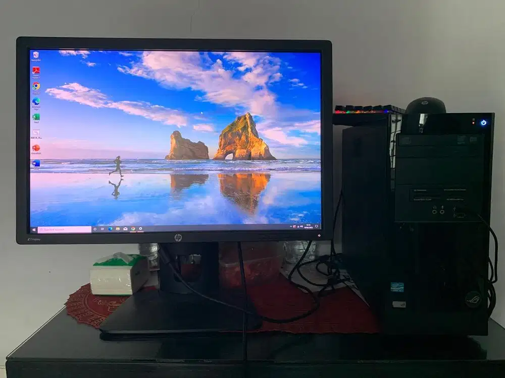 Hp Pro 3340 Proc Core I5, Mon Hp 24” IPS