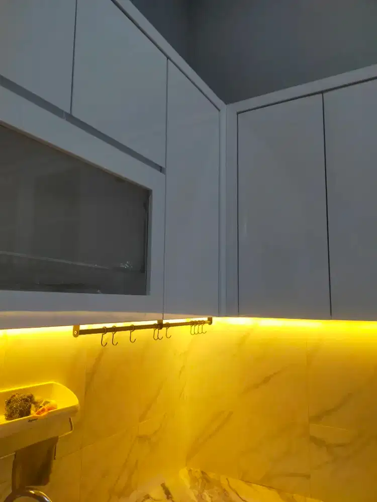 Kitchen set HPL White Gloss