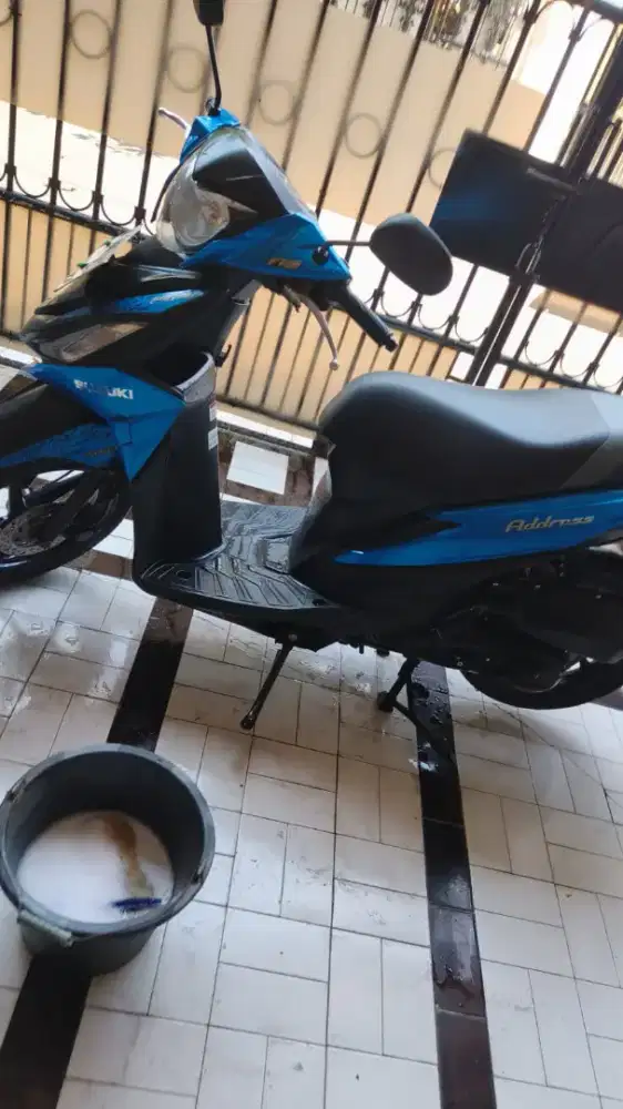Suzuki Address Playful 2022 Biru