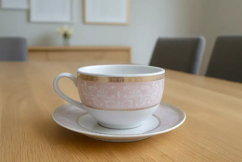 Royal Heritage Tea Cup Set (cangkir + piring) 3 pieces