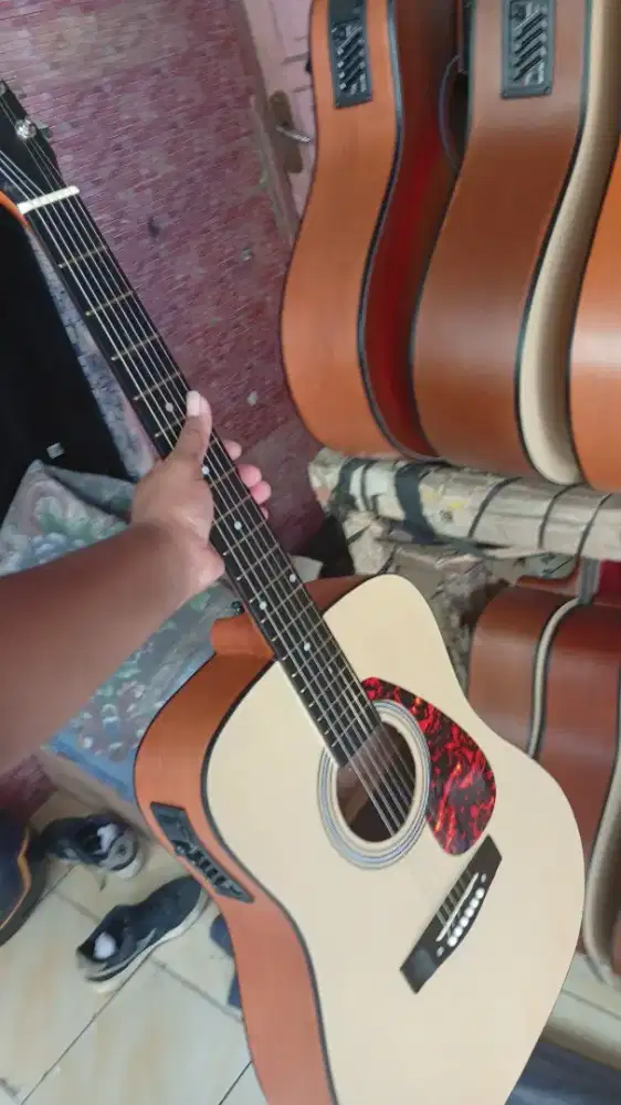 Gitar akustik elektrik new tanbes