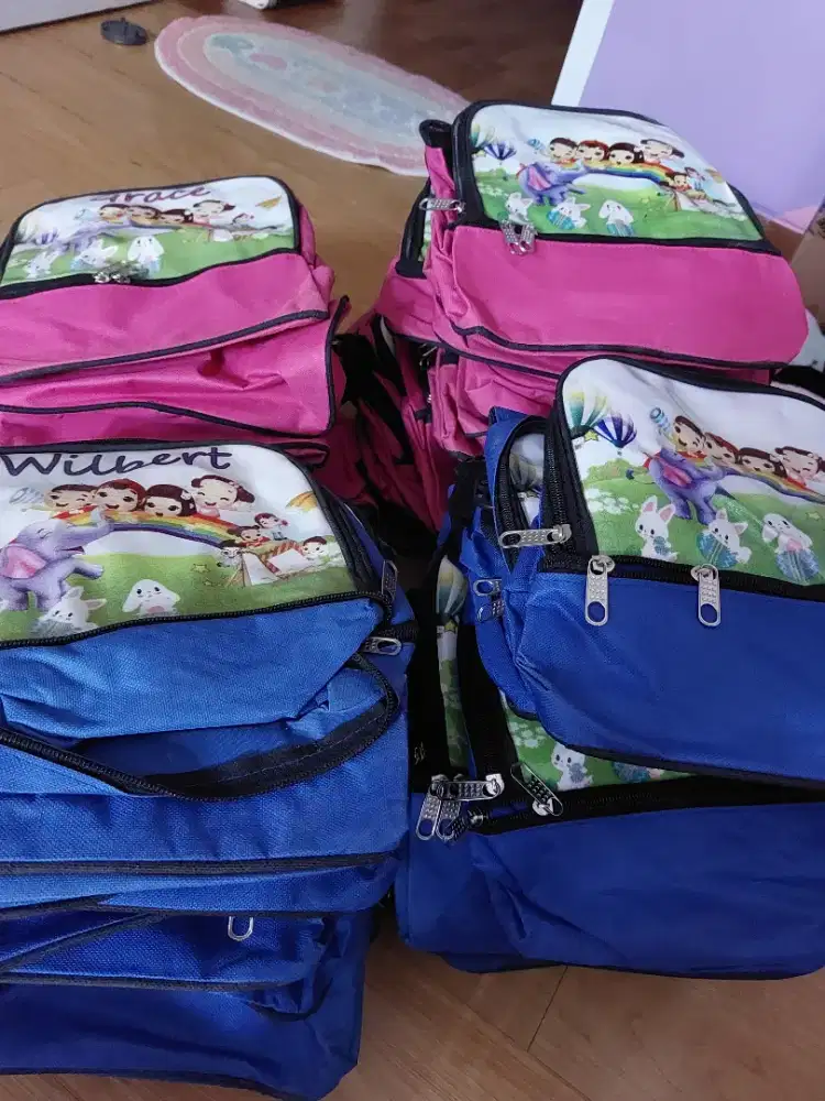 58pcs Tas anak kecil tas ulanh tahun tas bekal tas tk