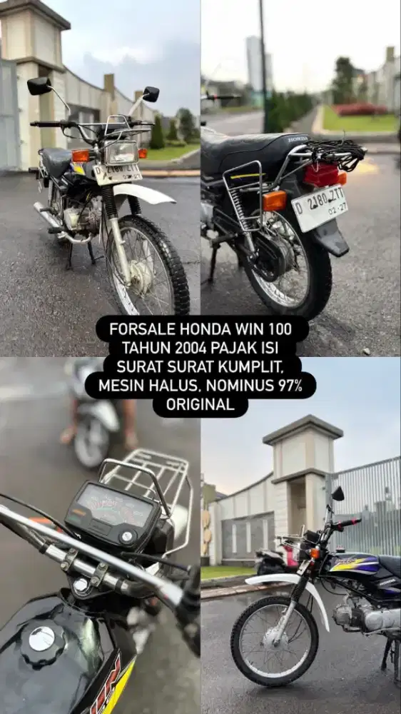 Honda win 100 original dari dealer