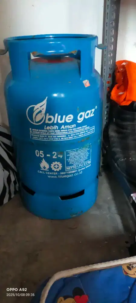 Tabung gas blue gaz 5.5kg kosong