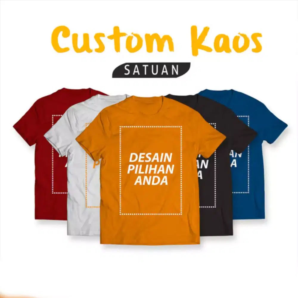 KAOS DESIGN BEBAS GAMBAR SATUAN BISA LUSINAN BISA
