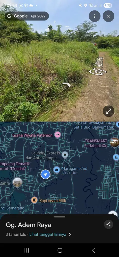 Dijual Cepat Tanah Kavling Gunung pati dekat Unnes