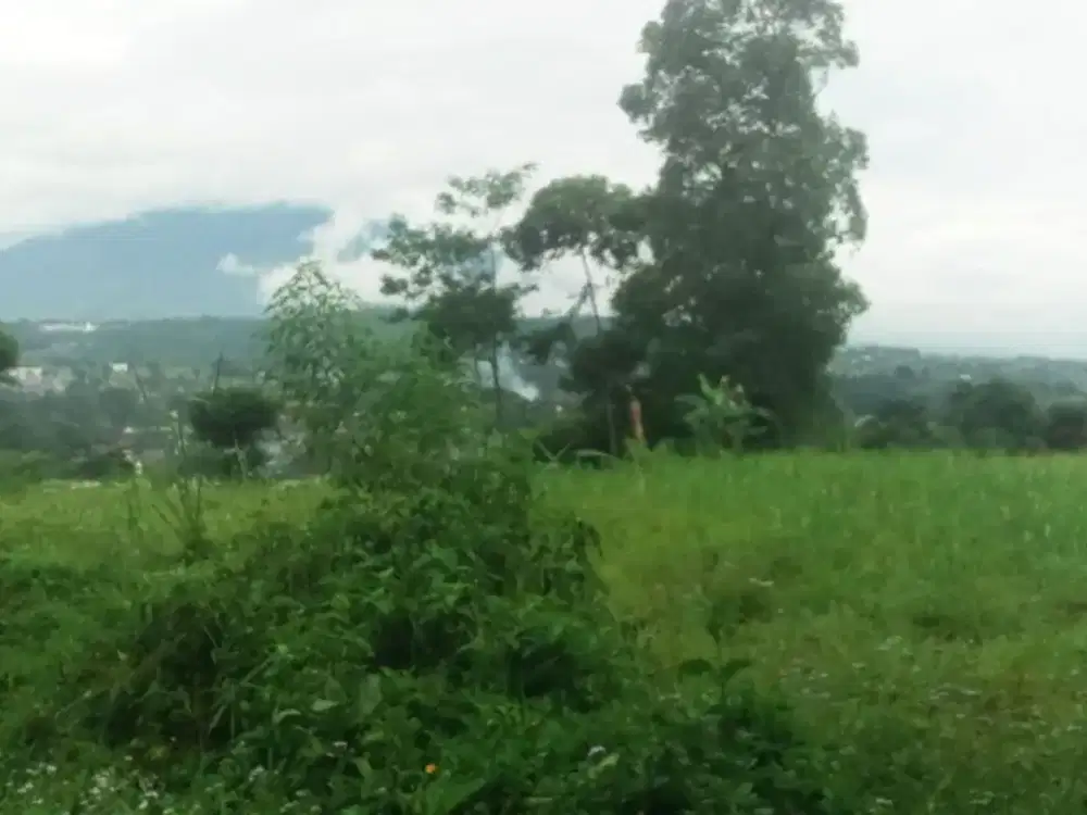 dijual villa dengan view kota bogor dan gunung salak cipayung megamendung