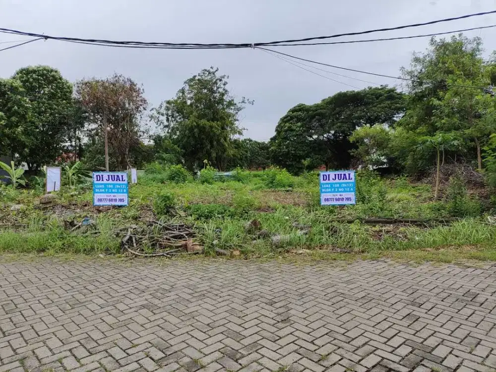 Tanah Kavling Taman Sentosa Cikarang Blok F Luas 108 (6x18) Rp 399 Jt