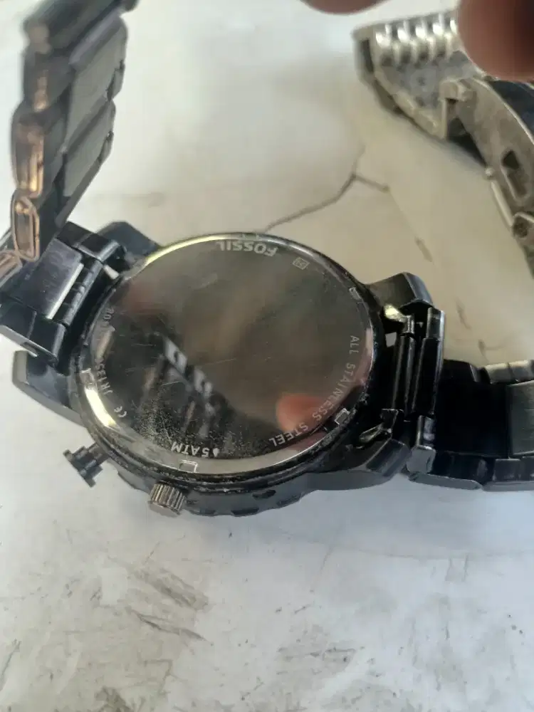 Jam tangan Fossil Nate Chronograph JR1356