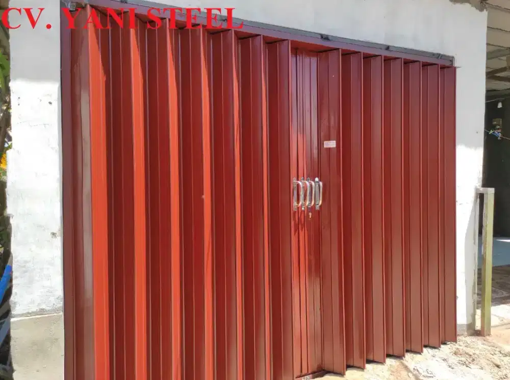 Pembuatan Pintu Besi Harmonika untuk Ruko atau Toko