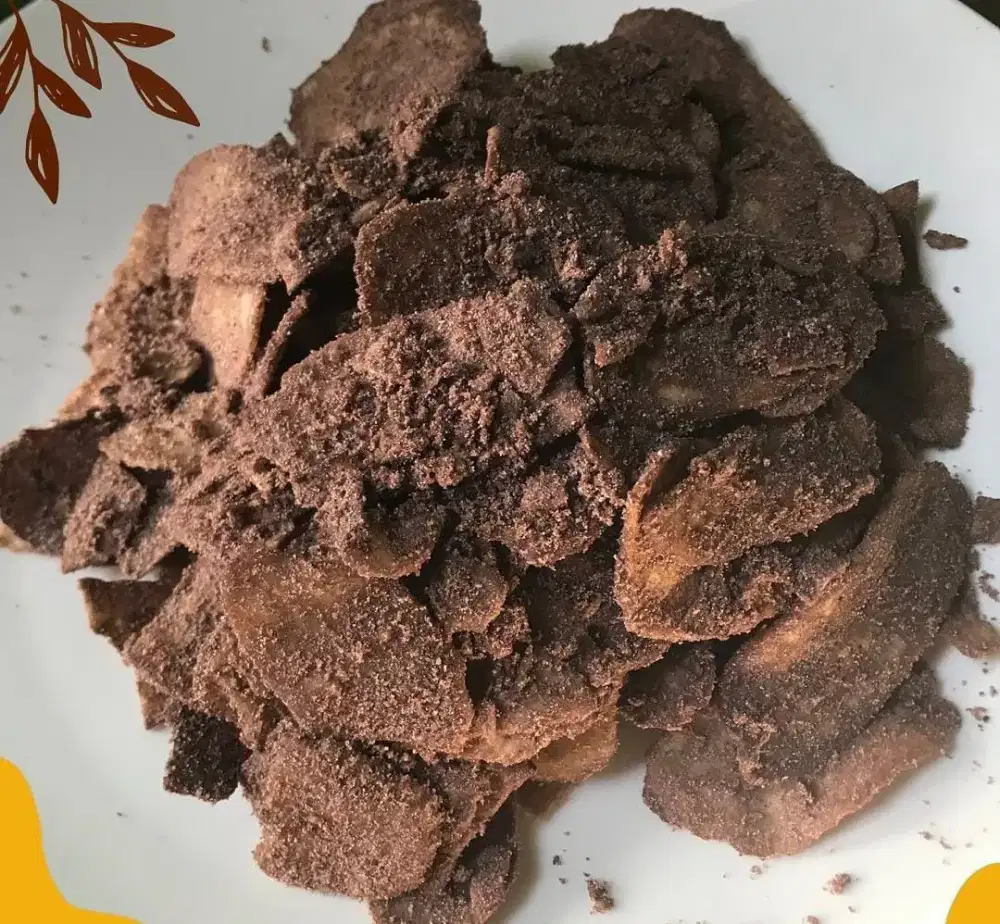 kripik pisang vanila