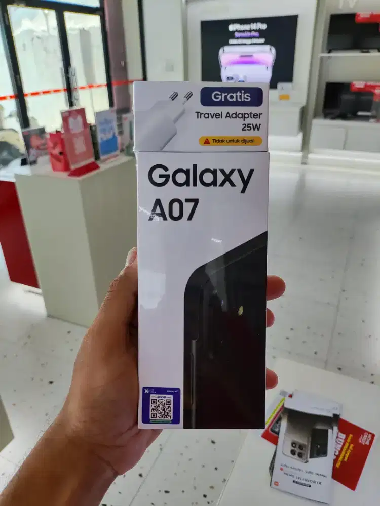 Samsung Galaxy A07 Resmi – 50MP • Layar 6,7″ 90Hz • IP54 • Hp Sejutaan
