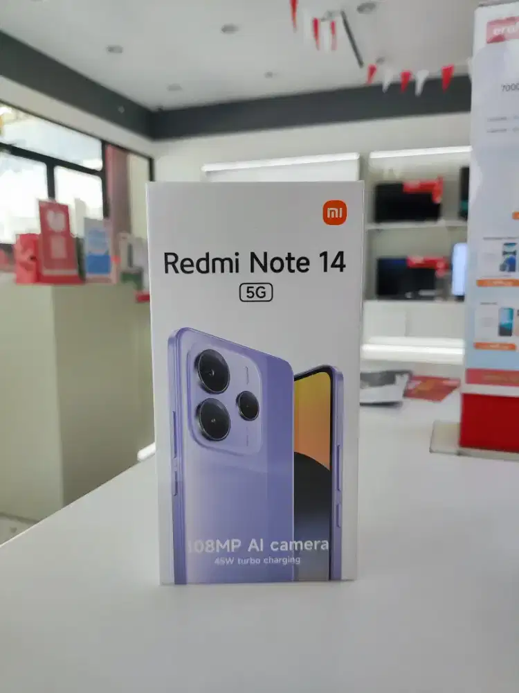 Redmi Note 14 5G Resmi – 108MP OIS • Layar AMOLED 120Hz • 5G