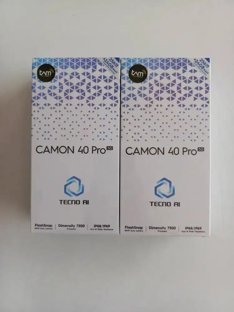 Tecno Camon 40 Pro 5G 12+12/256 Garansi Resmi