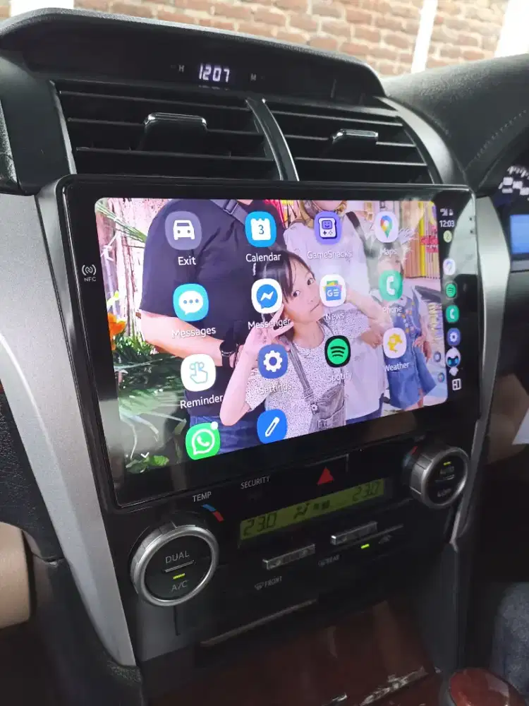 Head unit android kamera mundur paket audio sound mobil dashcam mobil