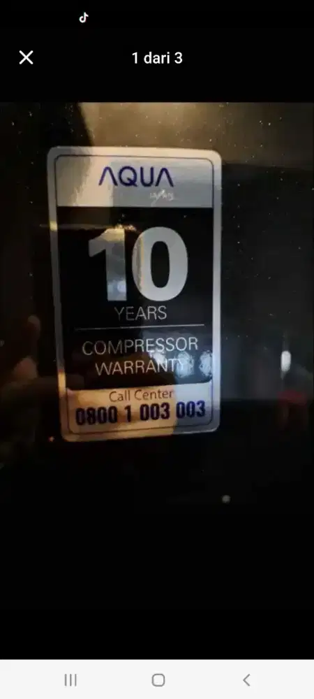 JUAL KULKAS HANYA DIPAKAI 2 MINGGUAN