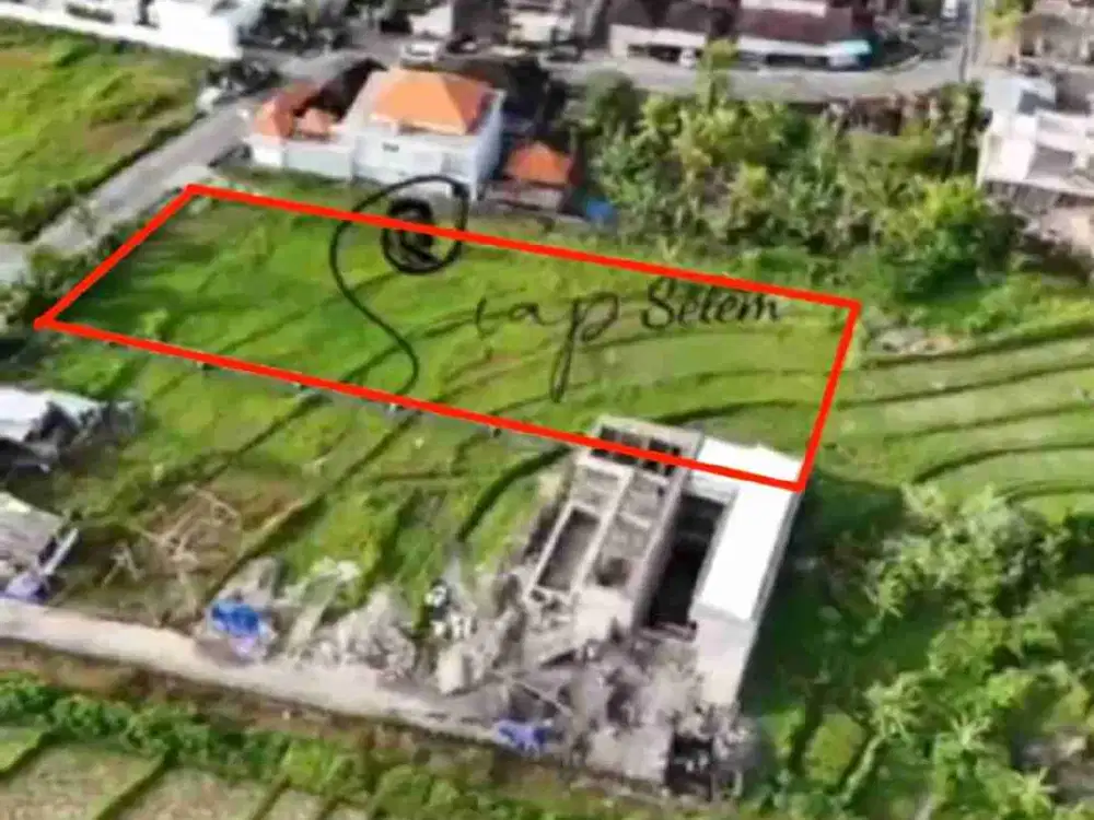 TANAH 1200m² JALAN UTAMA PANTAI NYANYI