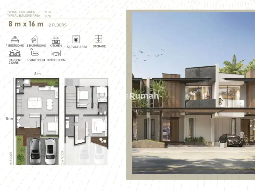 DIJUAL VILLA KOMPLEK JEWEL INFINITY - DAERAH CEMARA