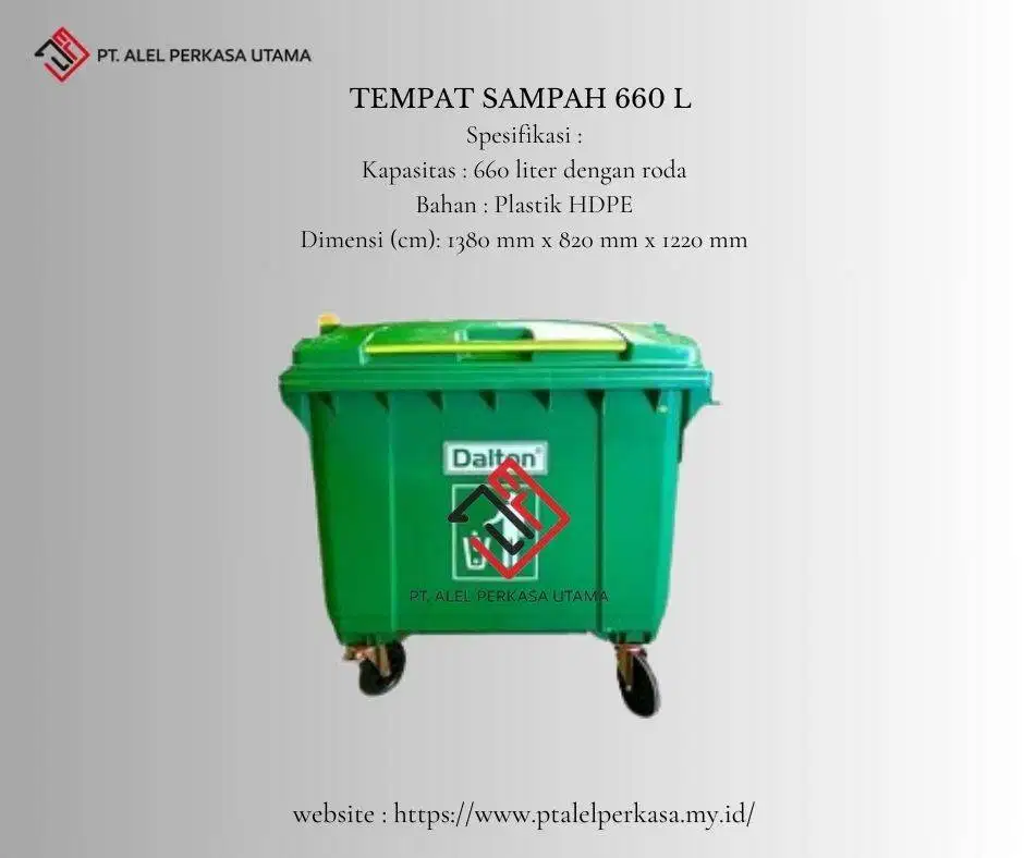 Tempat Sampah 660 L