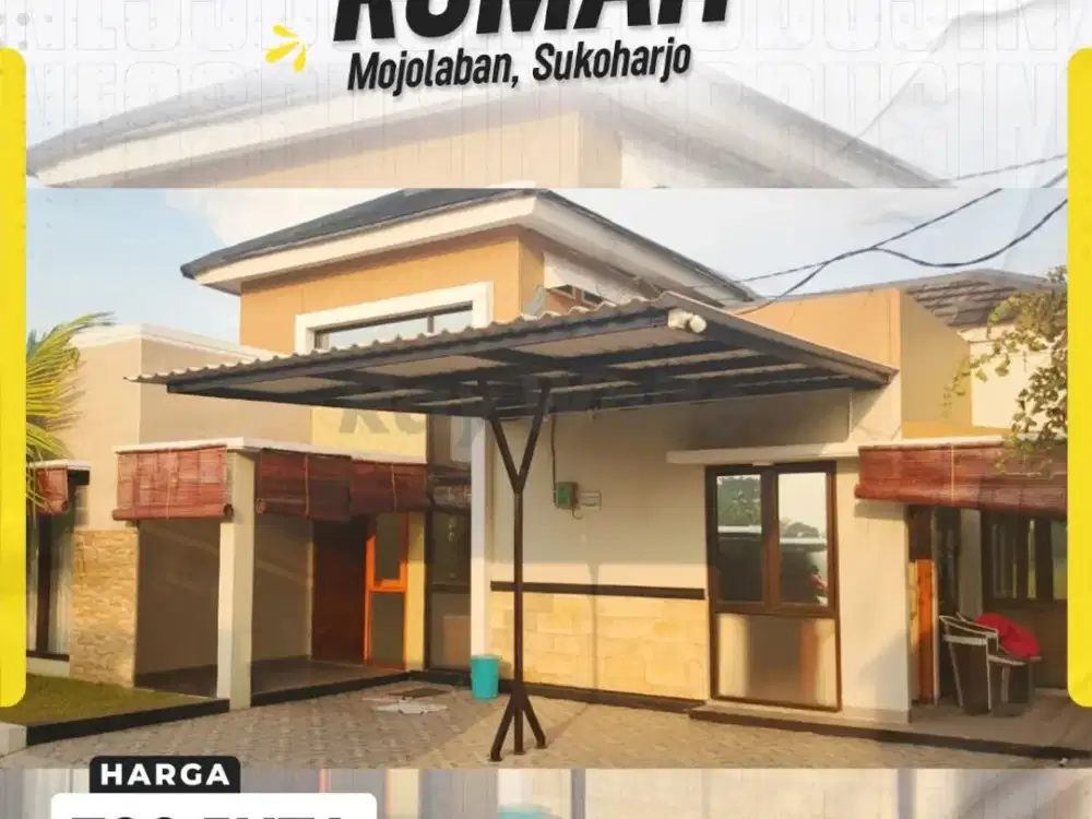 Dijual Rumah Bagus Siap Huni Kondisi Terawat Di Mojolaban Sukoharjo Bonus 3 AC