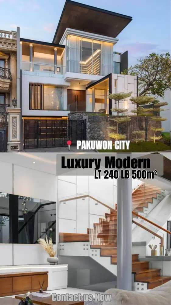 Dijual Rumah Baru Gress Mewah Pakuwon City 3 Lantai Ada Ruang Gym