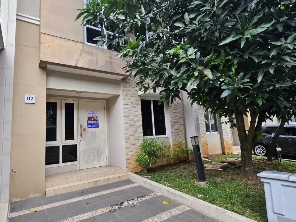 Disewakan Rumah Cluster TESLA Summarecon Serpong