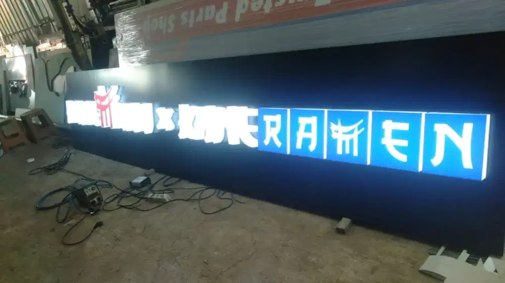 Huruf timbul custom  murah